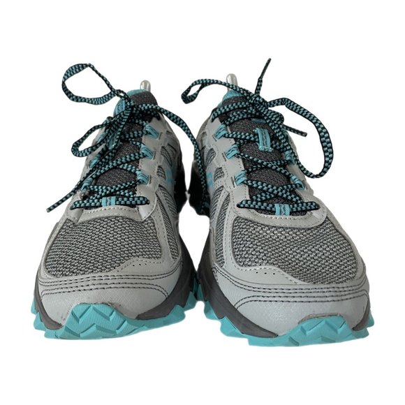 Saucony Excursion TR11 Running Shoe Gray Blue Turquoise S10392-13 Women’s Sz 10 - Picture 2 of 8